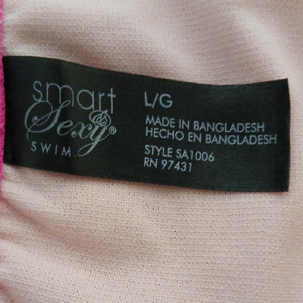Pink Ruched Bikini with Moderate Coverage - Picture 4 of 4
